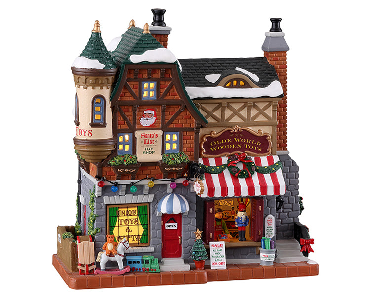 LEMAX Santa's List Toy Shop #15798